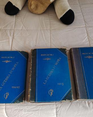 3 volumi Mercatali "la guerra europea"