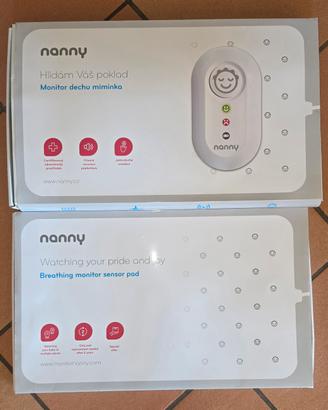 Nanny BM-02 monitor respiro + piastra extra NUOVO