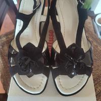 eleganti sandali neri 