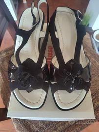 eleganti sandali neri 