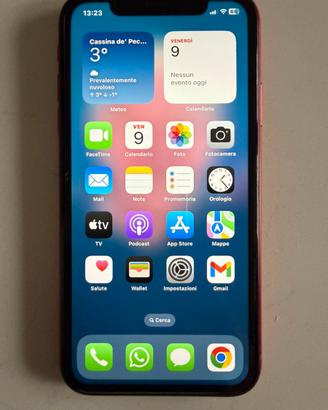 Iphone xr rosso 64gb con  1 anno di garanzia