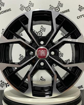 4 CERCHI IN LEGA FIAT PANDA PUNTO 500 BRAVO DA 15