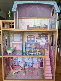 Casa delle bambole KidKraft in legno con accessori