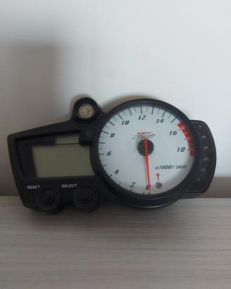 yamaha r6 strumentazione conta km