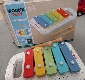 Gioco in legno xilofono wood'n play
