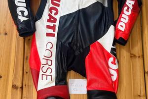 Tuta intera in pelle di canguro DUCATI CORSE K3