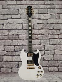 EPIPHONE Les Paul Custom Alpine White inspired by