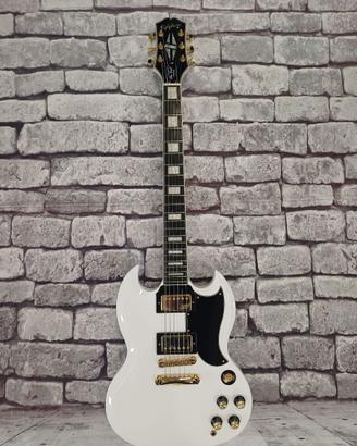 EPIPHONE Les Paul Custom Alpine White inspired by