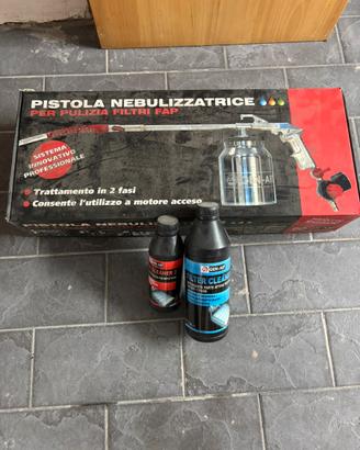 Pistola nebulizzatrice per pulizia filtri fap