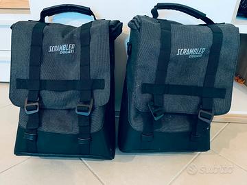 Borse laterali + staffe per Ducati Scrabler 1100
