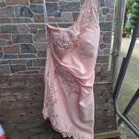 abito estivo donna elegante rosa 
