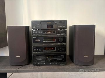 impianto HIFI SONY LBTD307 CD RADIO CASSE TECHNICS