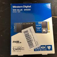 SSD NVMe  250 GB Western Digital blue SN550M.2