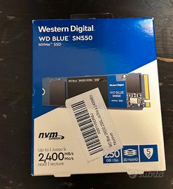 SSD NVMe  250 GB Western Digital blue SN550M.2