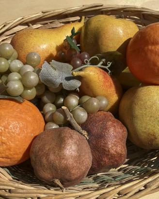 Cesto di frutta finta  in plastica