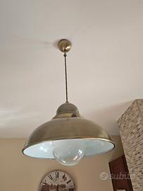 Lampadario stile industriale