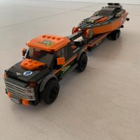 LEGO 60085 City 4x4 con motoscafo
