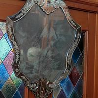 specchio veneziano inciso e smussato