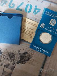 500 lire argento Galileo Galilei linceo 