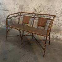 Divanetto "Love Seat" in Midollino anni 20