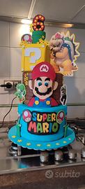 Torta scenografica Super Mario 