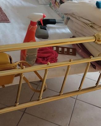 Letto matrimoniale in ottone
