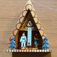 Termometro - "Casetta del tempo" in legno