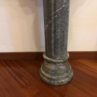 Consolle in marmo e vetro