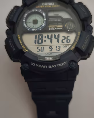 Casio WS-1500H/Orologio Digi (Fasi Lunare e Pesca)