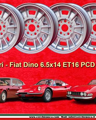 CERCHI IN LEGA 6.5x14 5x108 ET16 FERRARI DINO