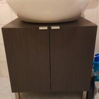 mobile sotto lavabo con incavo