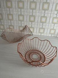 Porta frutta in metallo