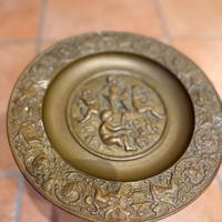 Alzata centro tavola in ottone