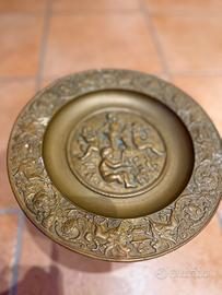 Alzata centro tavola in ottone