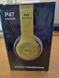 Queste cuffie P47 Wireless