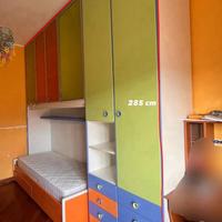 Cameretta bimbi (L’armadio/letto) 309x59x285