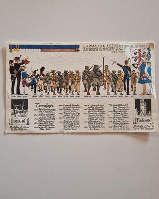 Cartolina L'arma del Genio