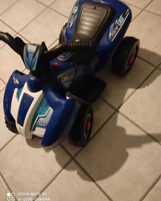 mini quad elettrico, batteria nuova
