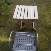 portariviste e tavolino 