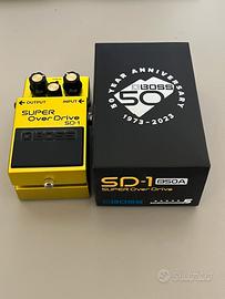 Boss SD-1 Super Overdrive 50 year anniversary