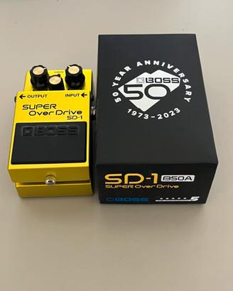 Boss SD-1 Super Overdrive 50 year anniversary