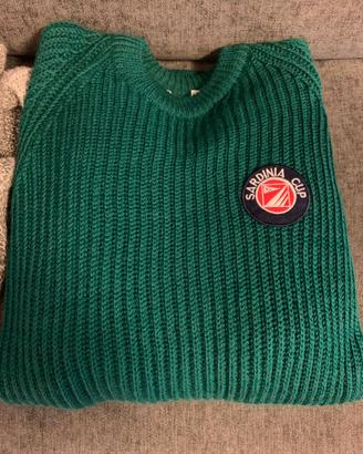 Maglione in lana Slam Sardinia Cup XL colore verde