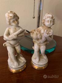 Antiche statuine ceramica Capodimonte