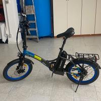 E-bike bici elettrica Argento Piuma (Pieghevole) 