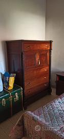 SPLENDIDO Secretaire a Cassetti D'EPOCA PRIMI '900