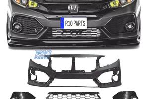 PARAURTI ANTERIORE HONDA CIVIC 16-20 LOOK SI