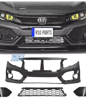 PARAURTI ANTERIORE HONDA CIVIC 16-20 LOOK SI