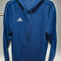 Felpa Adidas con cappuccio Blu Nuova
