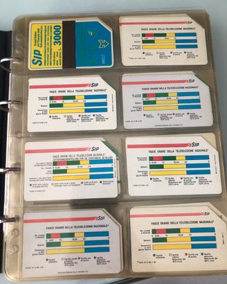 Schede telefoniche rarissime sip