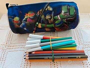 Tartarughe ninja/ turtles / giotto pennarelli past